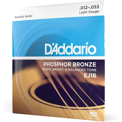 D'Addario EJ16 Phosphor Bronze Light